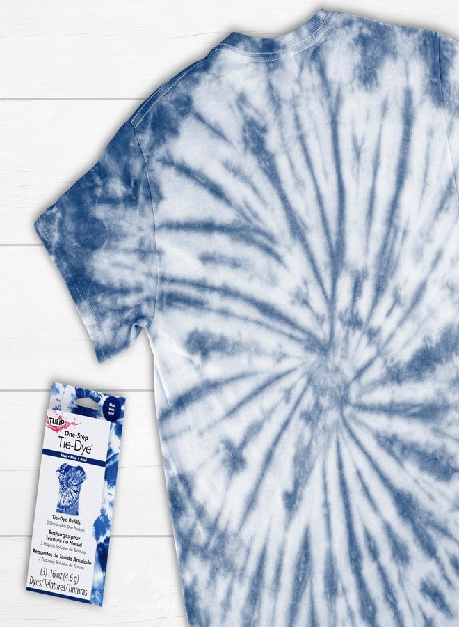 Tulip One-Step Tie-Dye Kit 1 Color Refill Blue, Rubber, 1 Pack - Image 3