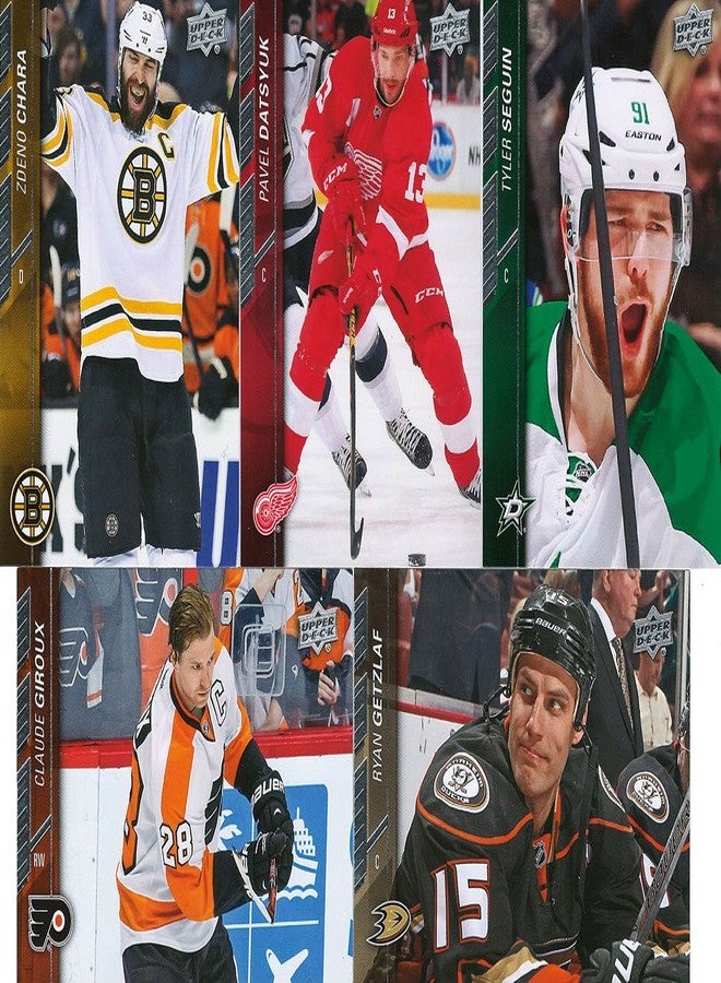 Upper Deck 2015 2016 Upper Deck NHL Hockey Series One Complete Mint Basic Hand Collated 200 Card Veteran Players Set Including Alex Ovechkin Steven Stamkos and More - Image 2