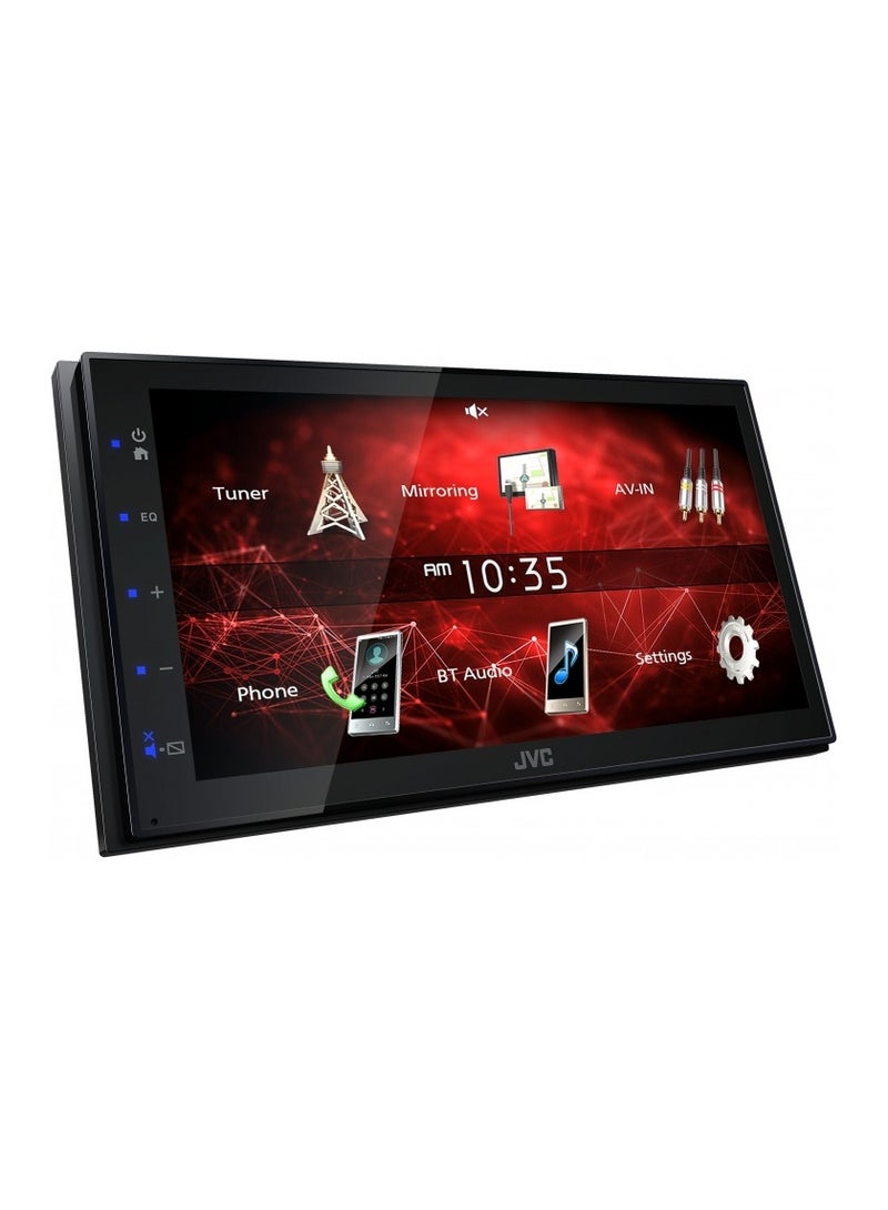 JVC KW-M150BT Bluetooth Car Stereo Receiver with USB Port – 6.75" Touchscreen Display - AM/FM Radio - MP3 Player Double DIN – 13-Band EQ - Image 1