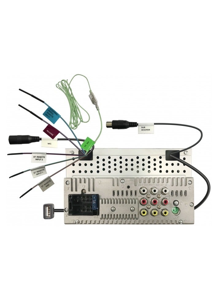 JVC KW-M150BT Bluetooth Car Stereo Receiver with USB Port – 6.75" Touchscreen Display - AM/FM Radio - MP3 Player Double DIN – 13-Band EQ - Image 3