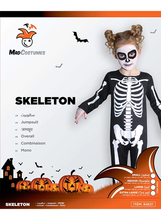 Mad Costumes زي الهيكل العظمي للأطفال في الهالوين - Image 5