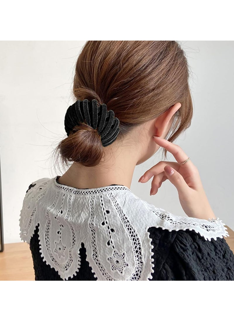 Goolsky 3Pcs Bird Nest Magic Hair Clips, Birds Nest Hair Clips for Women, Birds Nest Hair Clip, Hair Accessories for Women Hair Bun Maker Ponytail Holders for Thick Thin Hair  - Image 3