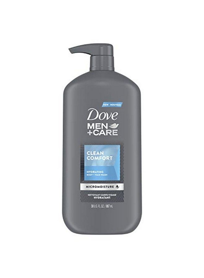 Dove Men+Care Body And Face Wash For Healthier And Stronger Skin Clean Comfort Effectively Washes Away Bacteria While Nourishing Your Skin 30 Oz - Image 1