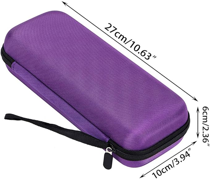 BTSKY 20 Bottles EVA Essential Oil Case Can Hold 10ml 10ml Rollers 5ml Durable Waterproof Hard Shell Essential Oils Carrying Bag Nail Polish Storage Organizer BlackEssential Oil not Included - Image 2