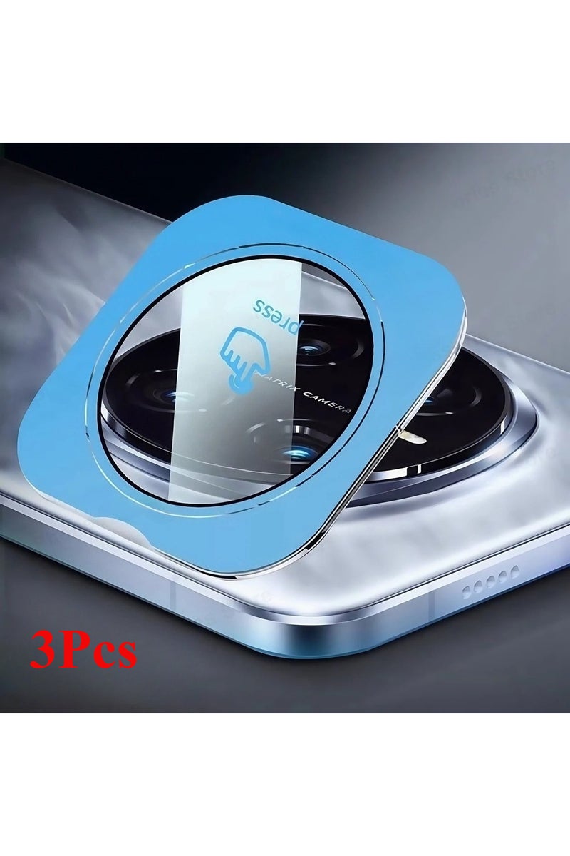 إيروريكس 3 قطع واقي عدسة زجاجي مقوى لهاتف ماجيك V5، 3 قطع واقي عدسة لاصق كامل لهاتف هونر ماجيك 7 و6 برو وV3 وV5 - Image 1