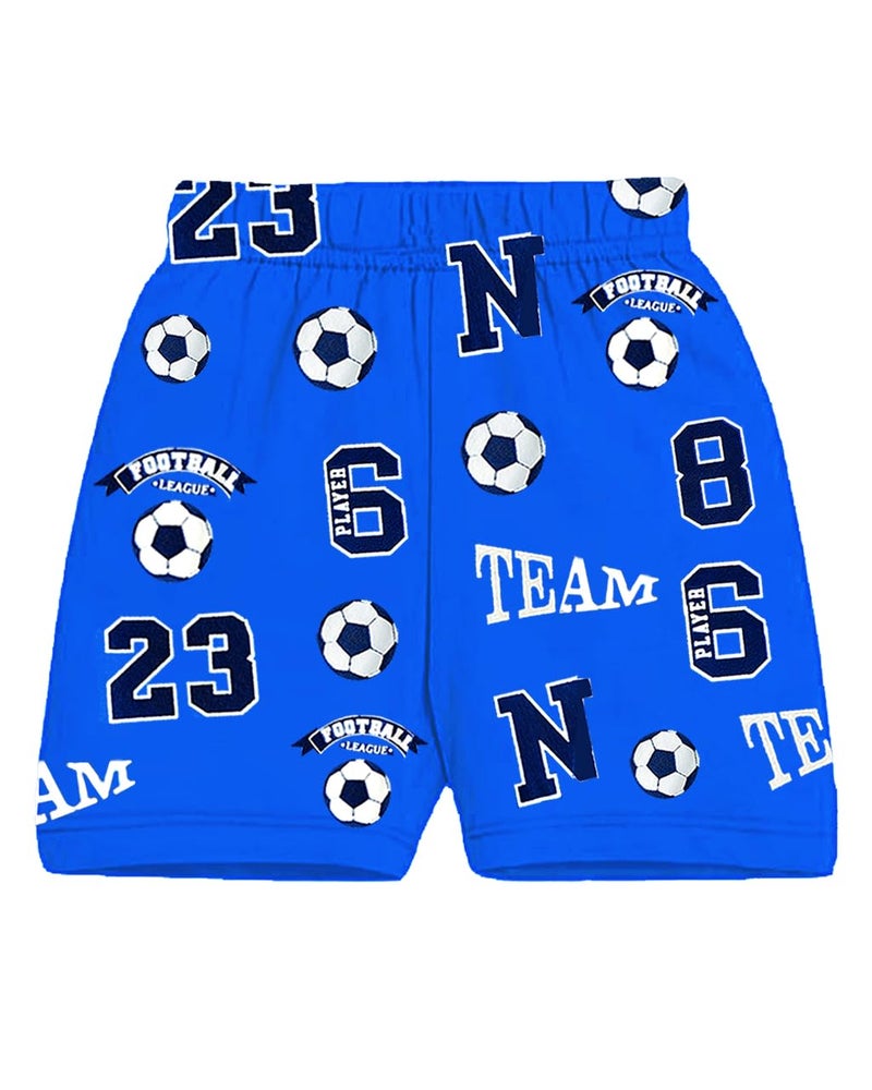 Kuchipoo Boys Regular Fit Cotton Shorts (KUC-SHT-154, Multicolor, 6-7 Years) - Pack of 5 - Image 3