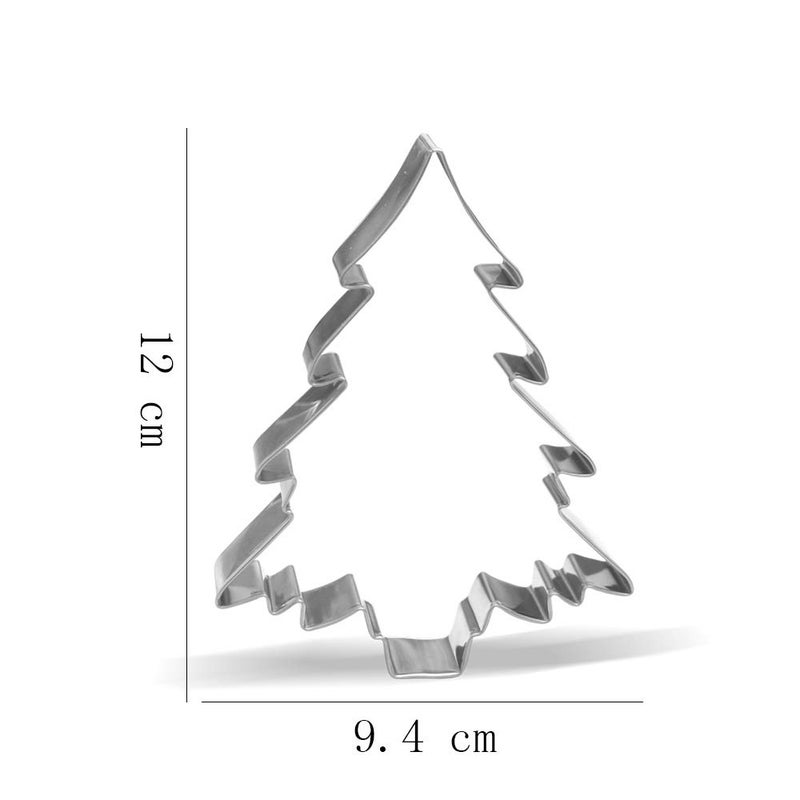 Keewah 4.7 inch Christmas tree Cookie Cutter - Stainless Steel - Image 2