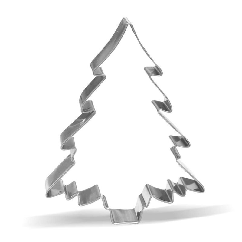 Keewah 4.7 inch Christmas tree Cookie Cutter - Stainless Steel - Image 1