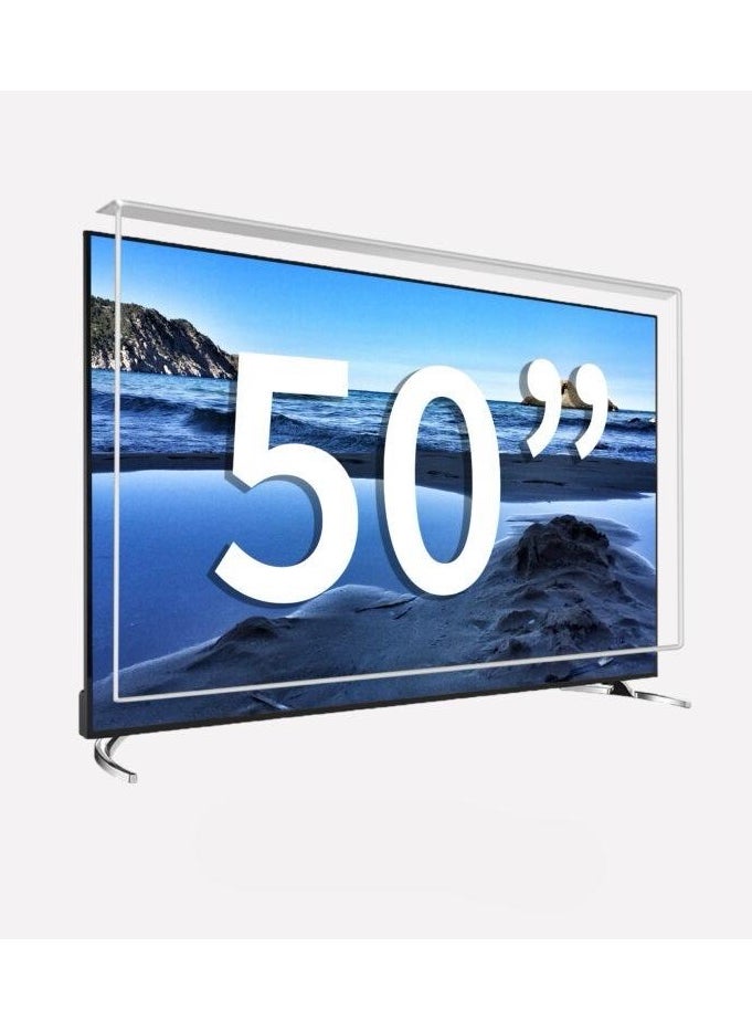 Generic 50-Inch TV Screen Protector | Anti-Shatter & Scratch Proof | Shockproof & Waterproof | Blue Light Blocking | 100% Clear | Easy Install/Remove | by Screen Pro  - Image 5