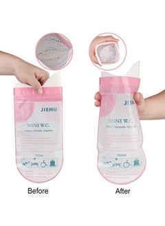 MIRFA Disposable Urine Bags, Pee Bags for Camping Travel Urinal Toilet Traffic Jam Emergency Portable Vomit Bags Pee Bags Car Toilet for Men Women Children Brief Relief,12 Pcs  - Image 4