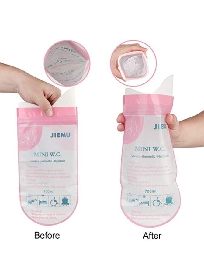 MIRFA Disposable Urine Bags, Pee Bags for Camping Travel Urinal Toilet Traffic Jam Emergency Portable Vomit Bags Pee Bags Car Toilet for Men Women Children Brief Relief,12 Pcs  - Image 4