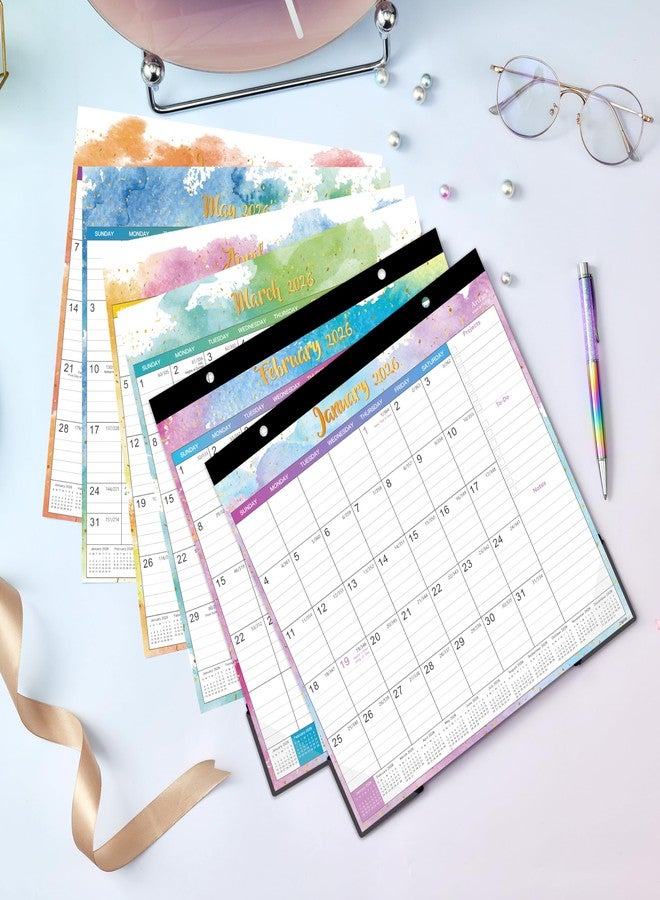 Artfan Magnetic Calendar for Refrigerator - 2026 Magnetic Calendar, Jan.2026 - Dec.2026, 10'' x 10'', 2026 Calendar with 6 Topic Design, Sturdy Magnet Stripe, Hanging Holes & Corner Protector - Image 2