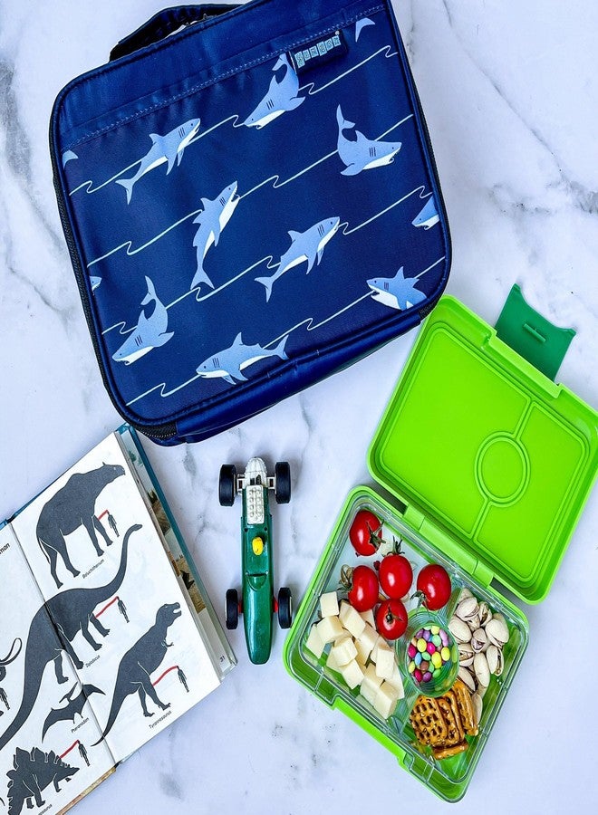 Yumbox Snack 3 Compartment Bento Box - Lime Green - Image 3