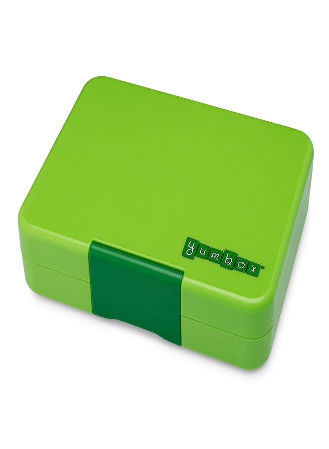 Yumbox Snack 3 Compartment Bento Box - Lime Green - Image 2