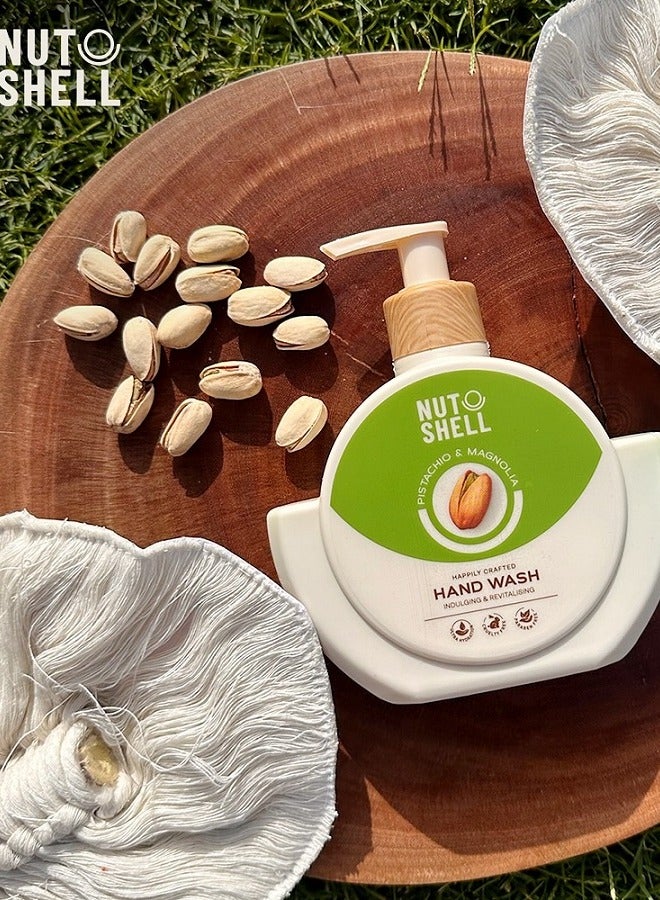 NUTSHELL Hand wash with pistachio & mangolia 375 ml - Image 1