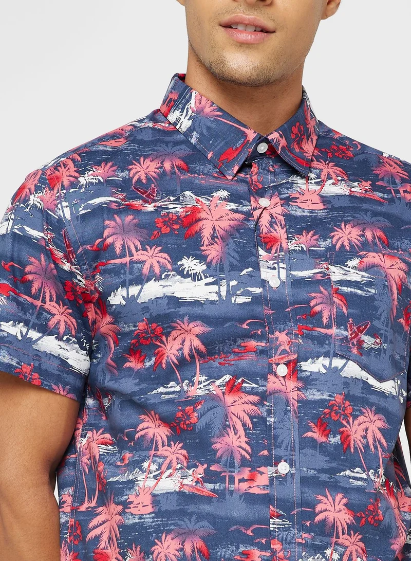 Seventy Five Floral Print Shirt