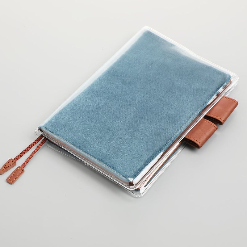 4 Pcs Clear Plastic PVC Book Covers A6 10 X 6.7 Inches Strong Transparent Protective - Image 3