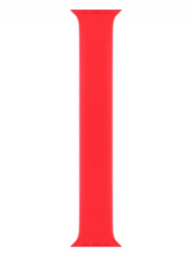 CATANES Replacement Band for Apple Watch Band 38mm 40mm 41mm (42mm Series 10) – Solo Loop Silicone Band - Wrist Size 120-125mm - Red - Image 5