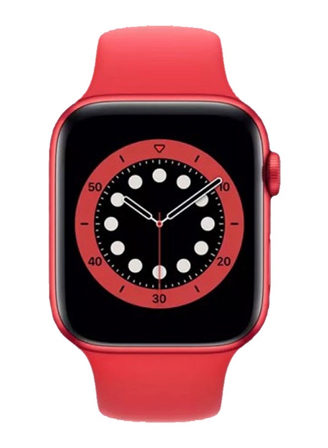 CATANES Replacement Band for Apple Watch Band 38mm 40mm 41mm (42mm Series 10) – Solo Loop Silicone Band - Wrist Size 120-125mm - Red - Image 3