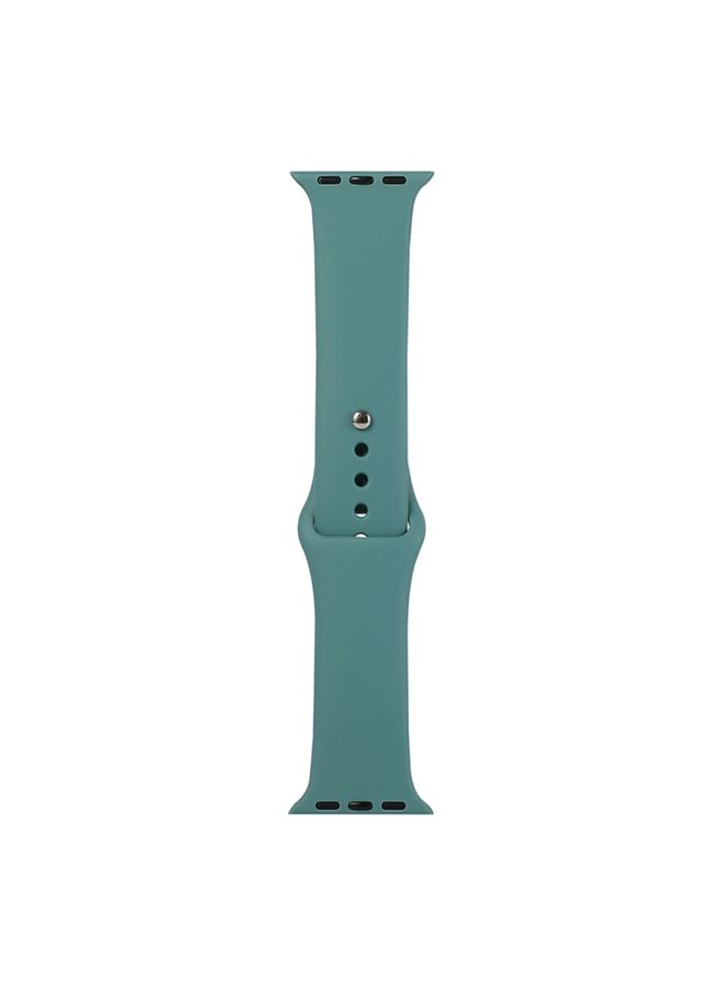 Replacement Strap For Apple Watch Series 9&8&7 41mm / SE 3&SE 2&6&SE&5&4 40mm / 3&2&1 38mm Silicone Watch Band, Short Section Female Cactus 