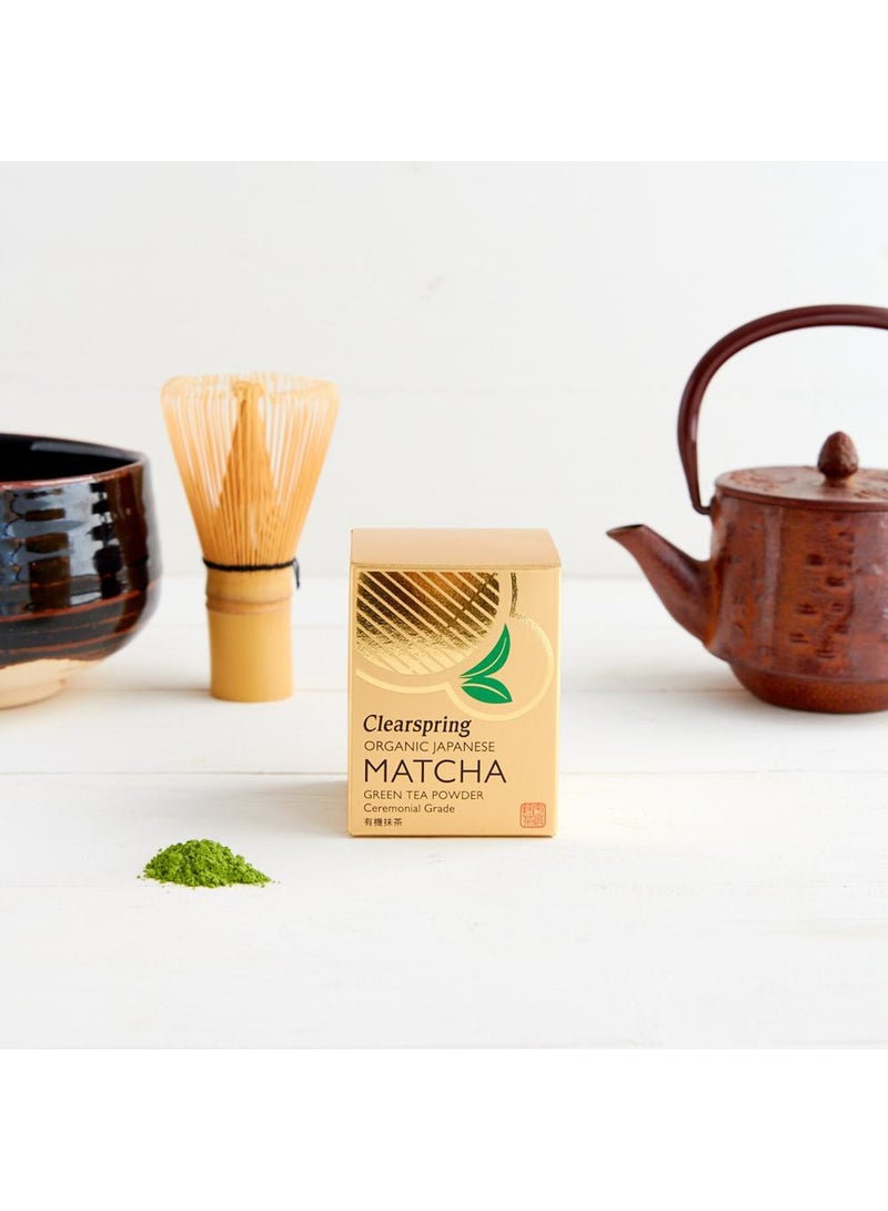 Clearspring Organic Japanese Matcha Green Tea Powder Ceremonial Grade 30 G - Image 2