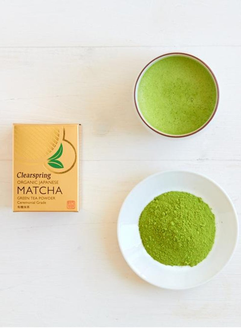 Clearspring Organic Japanese Matcha Green Tea Powder Ceremonial Grade 30 G - Image 4