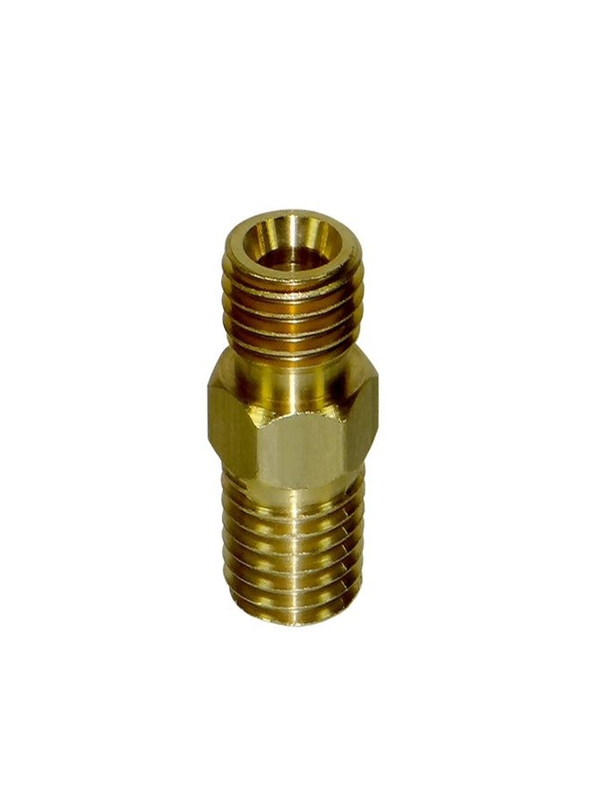 حلمة نحاسية Bedford Precision 12-222 مقاس 1/4 بوصة NPS × 1/4 بوصة NPT، مصنفة حتى 750 رطل لكل بوصة مربعة لـ Binks و Devilbiss - Image 2