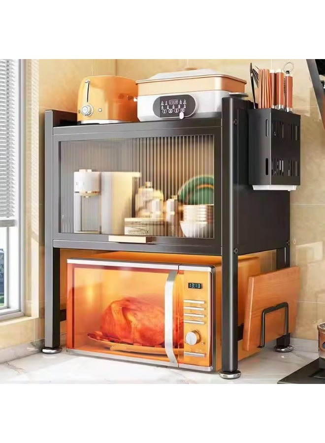 In-House DR-8936 Microwave Oven Storage Rack – Durable and Stylish Kitchen Shelf with Spacious Design, Perfect for Holding Microwave, Cooker, and Utensils, Helping You Maintain an Organized and Efficient Kitchen Setup - Image 4
