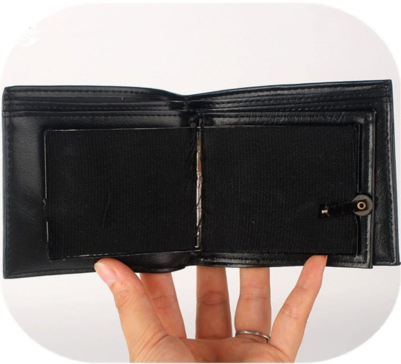 KKTOCHVC Magic Show Wallet for Magician Stage Street Inconceivable Show Prop Upgraded Magic Wallet Black - Image 3