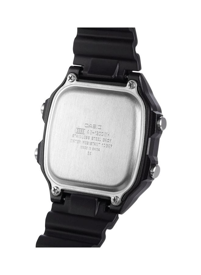 CASIO Men Sport Digital Quartz Watch AE1200WH-1B - 45 mm - Black - Image 5