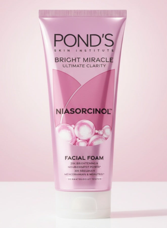 بوندس بوندز برايت ميراكل الترا كلاريتي نياسورسينول فوم للوجه 100 جم تنظيف عميق وتفتيح للعناية بالبشرة - Image 1