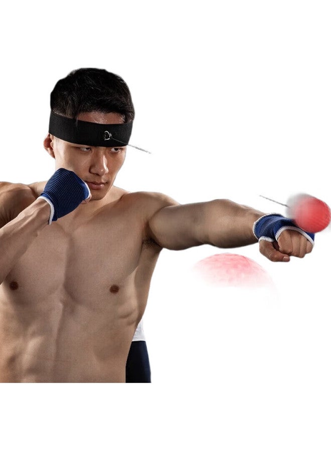 Dweck Duweike Boxing Speed Ball, Ufc Fighting Sanda Training, Stress Relief Head-Mounted Reaction Ball, Mma Double Ball - Image 2