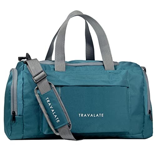 TRAVALATE Travel Duffle Luggage Bag Organizer | Multi Pocket Ultra-Light| Polyester 45 Lt| Men And Women | 21 X 09 X 11 Inch | Sea Green, 22.86 cm - Image 1