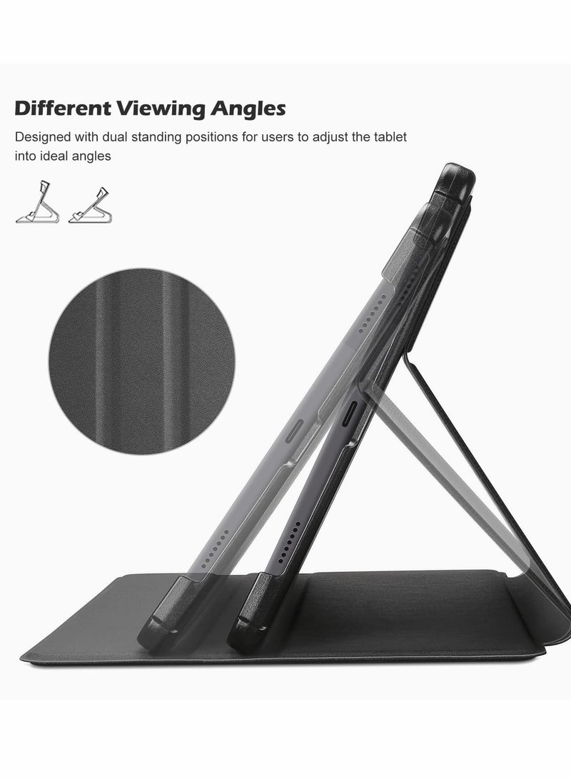 Shockproof Case for Lenovo Tab P11 Pro Gen 2 2022 Slim Stand Folio Protective Hard Shell Cover for 11.2 Inch Lenovo Tab P11 Pro 2nd Generation TB132FU Black - Image 2