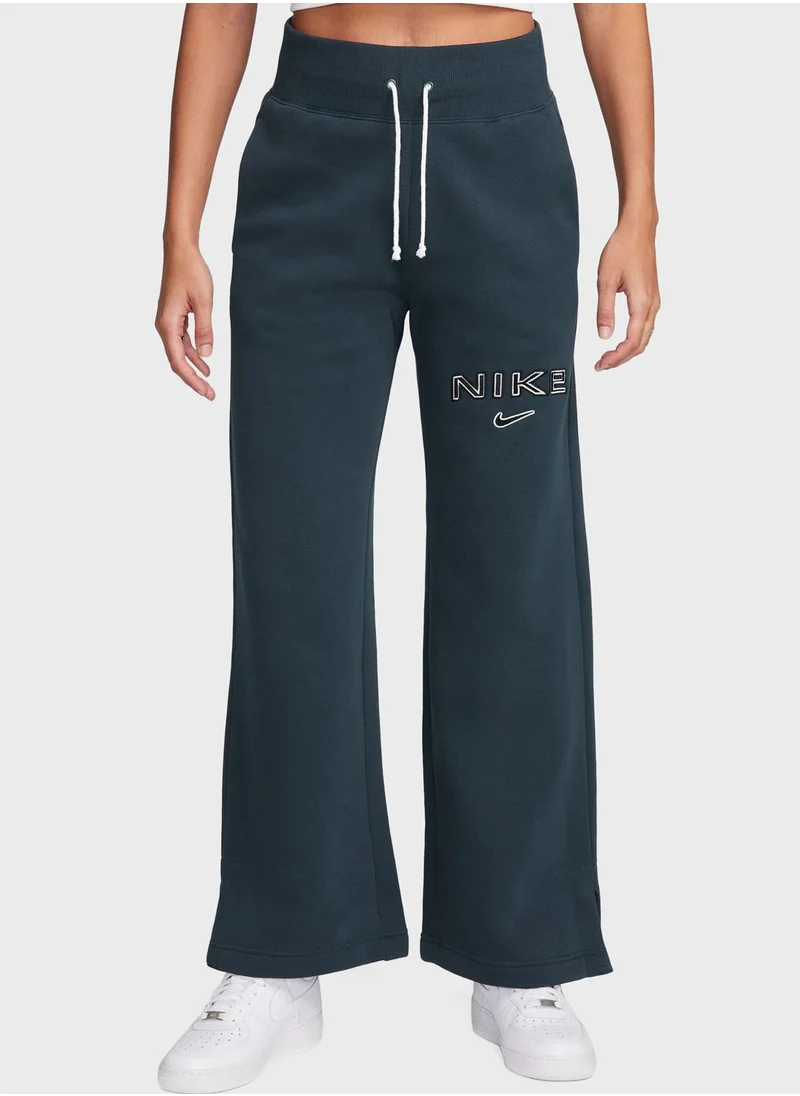 Nike Nsw Phoenix Fleece High Rise Logo Pants