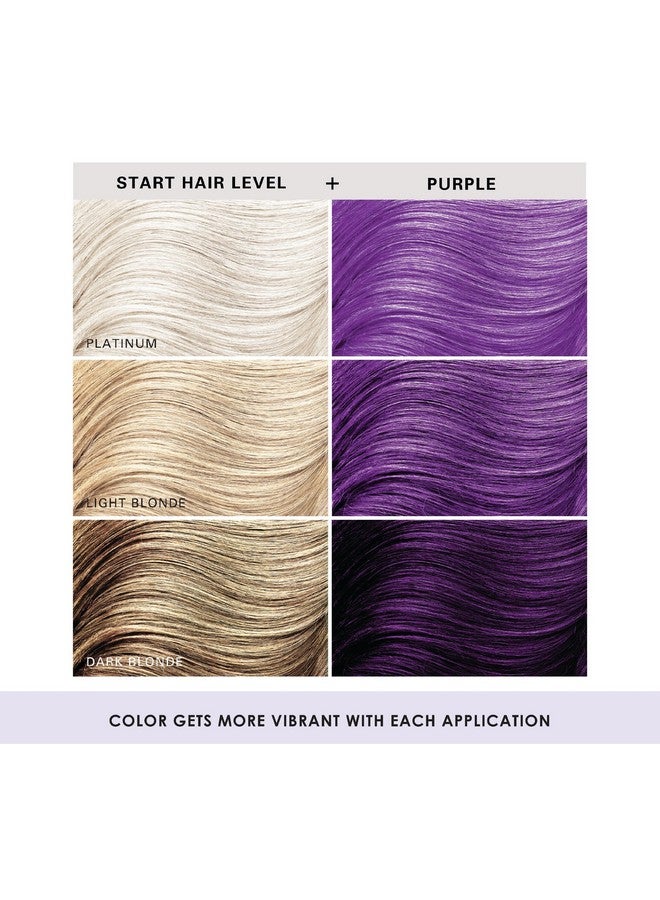 KERACOLOR Clenditioner Purple Hair Dye - Semi Permanent Hair Color Depositing Conditioner, Cruelty-Free, 12 Fl. Oz. - Image 3