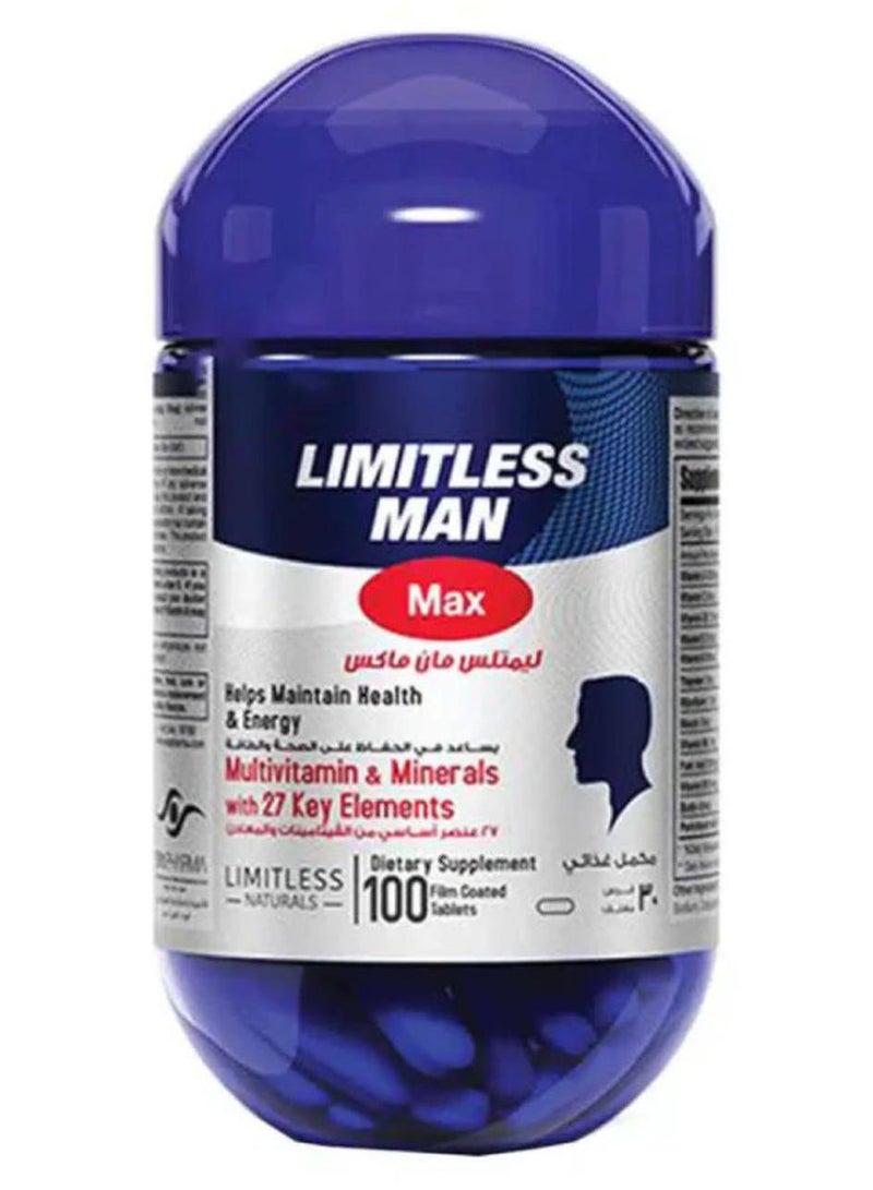 100 قرص لمتلس مان ماكس