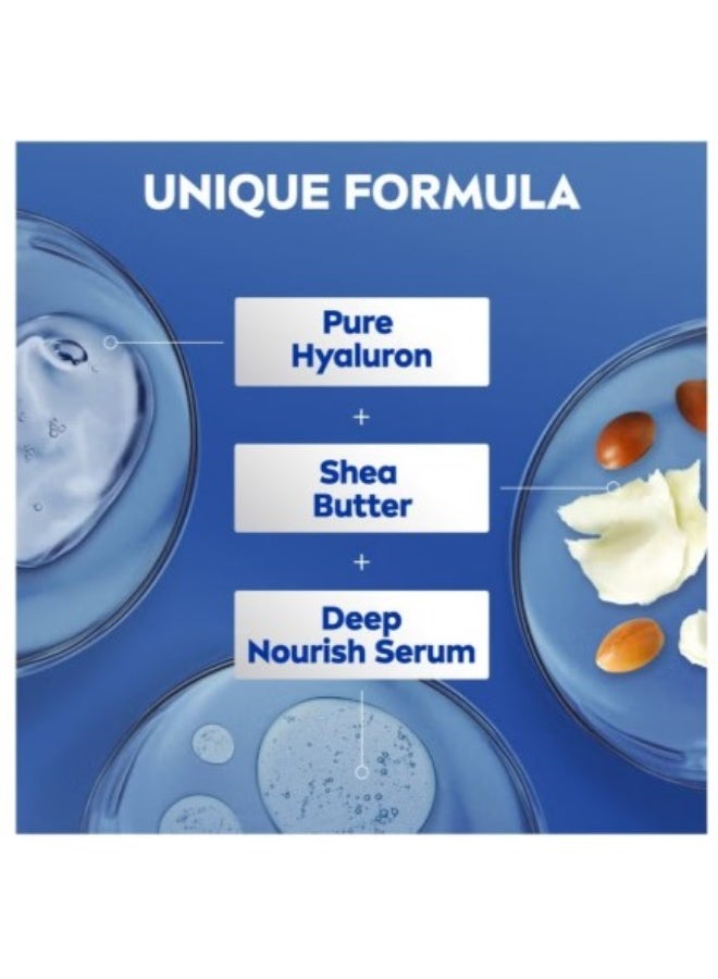 NIVEA Smooth Sensation Body Lotion 400ml With Shea Butter Deep Moisture Serum For Dry Skin - Image 3