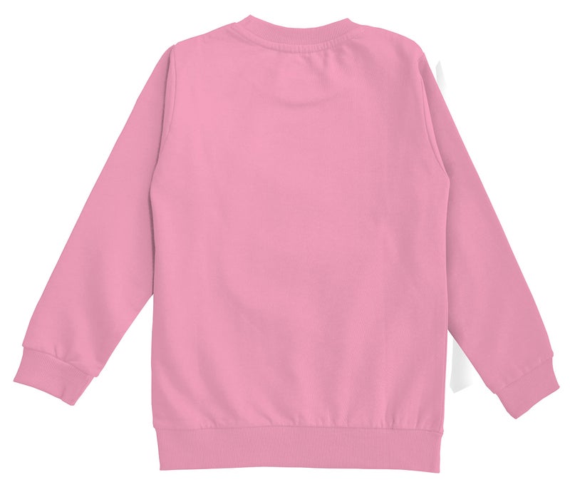 minicult Cotton Printed Sweatshirts for Boys and Girls Ideal for Light Winter(Pack of 1)(Pink Kitty)(3-4 Years) - Image 2