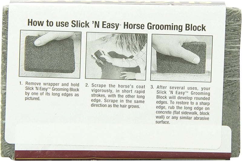 Farnam Slick 'N Easy Horse Grooming Block - 1.25 oz - Image 2