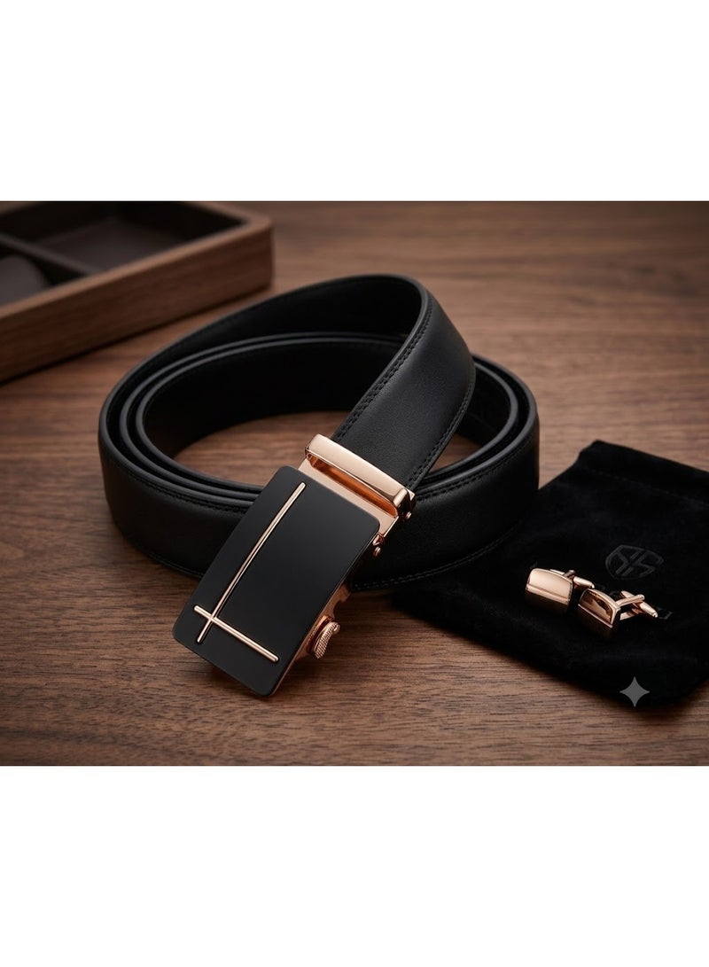 Imported exquisite men's belt buckle, made of durable, high-quality metal, can be attached and removed with all types of belts - Image 2