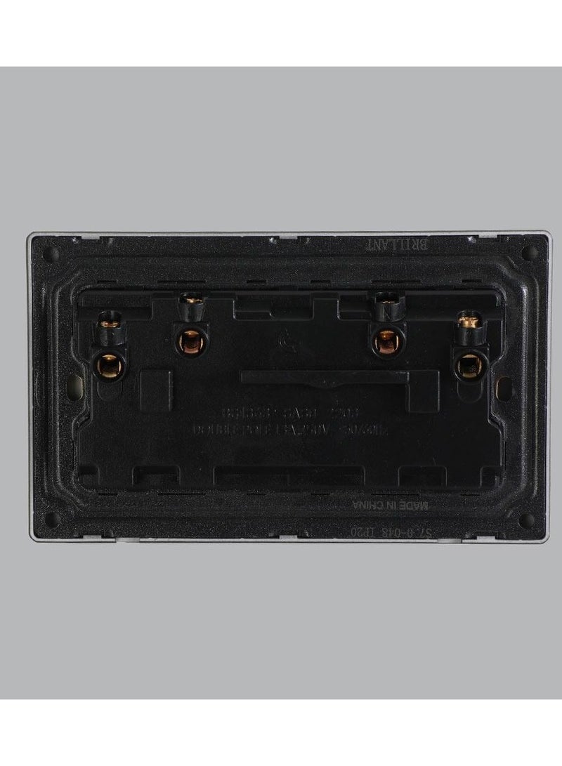 BRILLANT 5Pcs 13A Power Plug Grey Brilliant Light  - Image 2