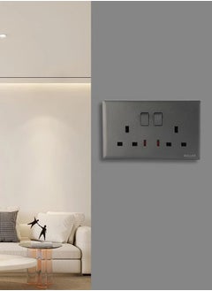 BRILLANT 5pcs 13A Power Plug Grey Brilliant Light  - Image 3