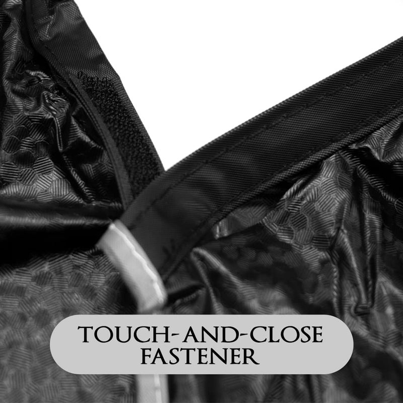 Betty Dain Hair Stylist Shampoo Cape, Waterproof and Stain Resistant Vinyl, Soft Nylon Neckband, Classic Black Color Design, Touch-and-close Fastener, 36 x 54 inches, Black - Image 3