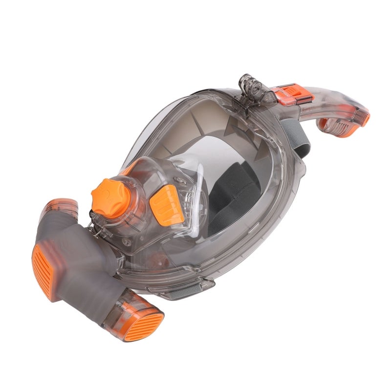 SMACO Full Face Snorkel Goggles L/XL 180 Degree Panoramic View Snorkel Mask - Anti Fog Technology Diving Mask for Underwater Exploration - Image 3