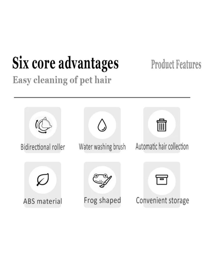 Pet Hair Remover Roller Lint Brush, 2-Way Dog and Cat Comb Tool, Convenient for Cleaning Pet Fur from Home Furniture, Sofa, and Carpet  - Image 4