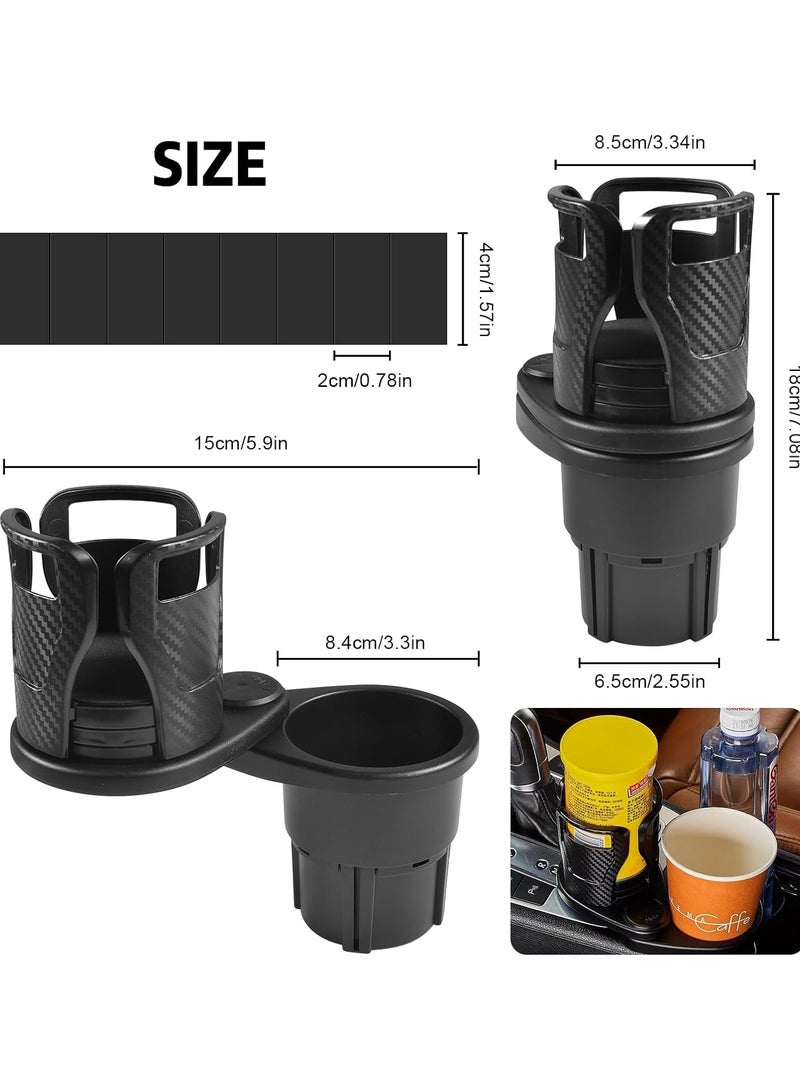 Rotating Car Cup Holder – 360° Swivel Dual Drink Organizer – Universal Fit - Image 5