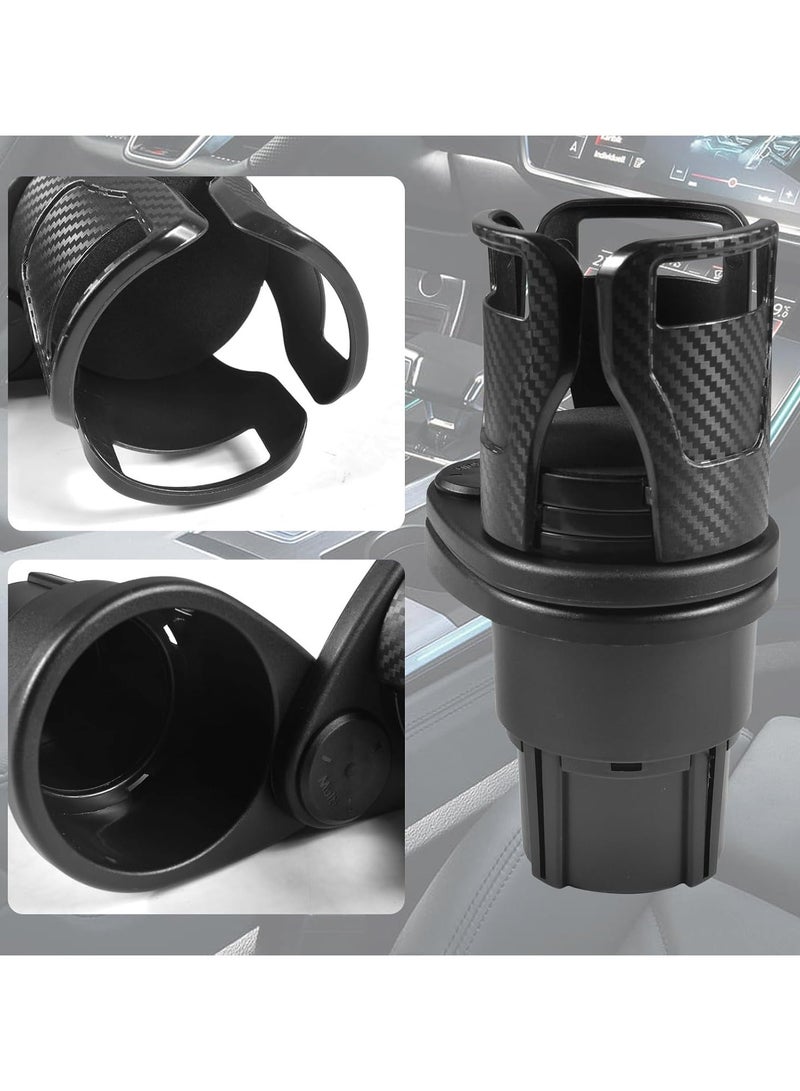Rotating Car Cup Holder – 360° Swivel Dual Drink Organizer – Universal Fit - Image 1