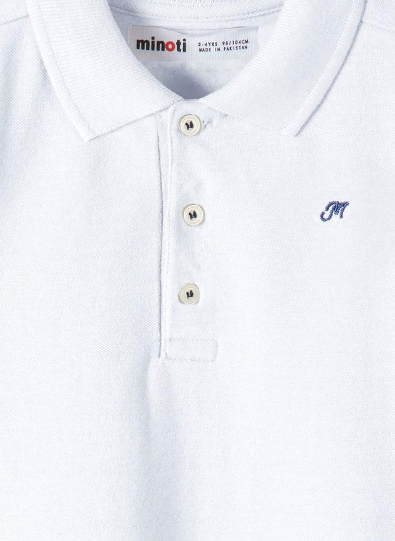 MINOTI White Polo Dress - Image 4