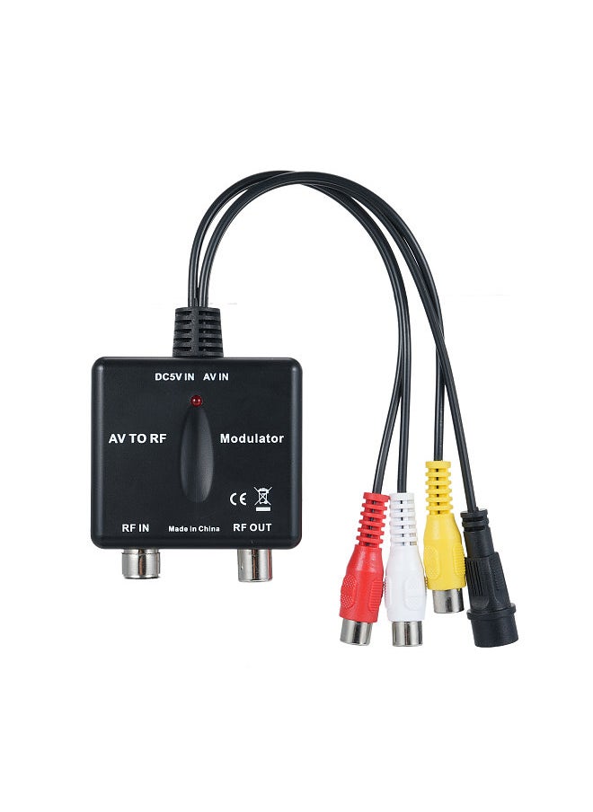 Generic Mini RF Modulator AV To RF Modulator Output NTSC CH3 Channels PLL Controlled VHF Operating Frequency  - Image 1